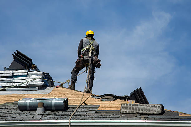 Professional Roofing technician working in Barker, TX